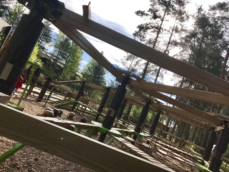 Mini Trek Course at Whinfell Forest Center Parcs