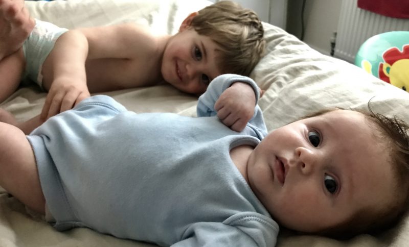 toddler and baby brothers