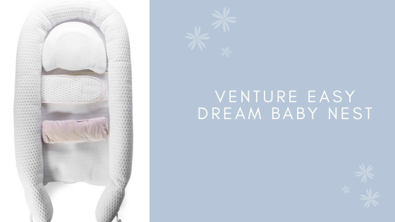 Venture Easy Dream Baby Nest Grey Sleep Pod 0-8 Months 